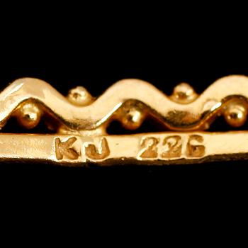 ARMBAND, 22 k guld. Vikt ca 18 gram.