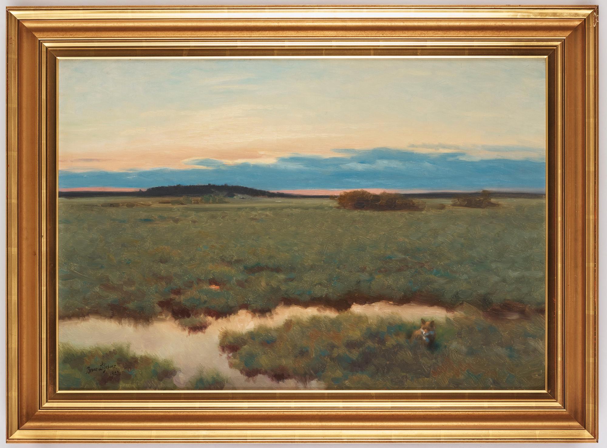 Bruno Liljefors, "Sommarnatt med räf".
