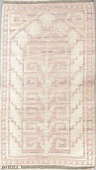 MATTA. "Vita spetsporten" (variant). Reliefflossa Ca 128 x 68 cm. Signerad AB MMF (AB Märta Måås-Fjetterström).