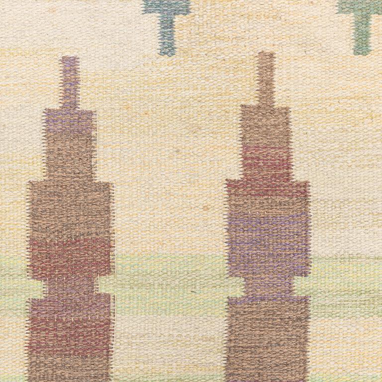 Judith Johansson, a carpet, "Hallandsåsen", flat weave, ca 303,5 x 216,5 cm, signed JJ J.