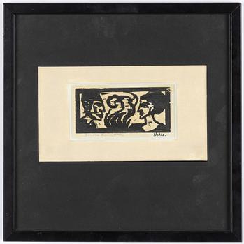 Emil Nolde, One plate from: Schiefler Werkverzeichnis.