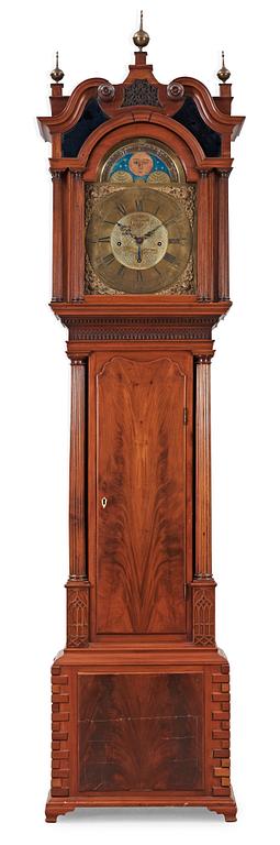 A Neo Gothic 19th century long case clock.