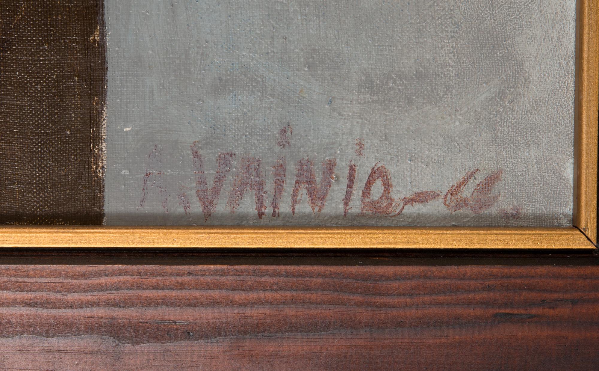 Armas Vainio, öljy kankaalle, signeerattu ja päivätty -66.