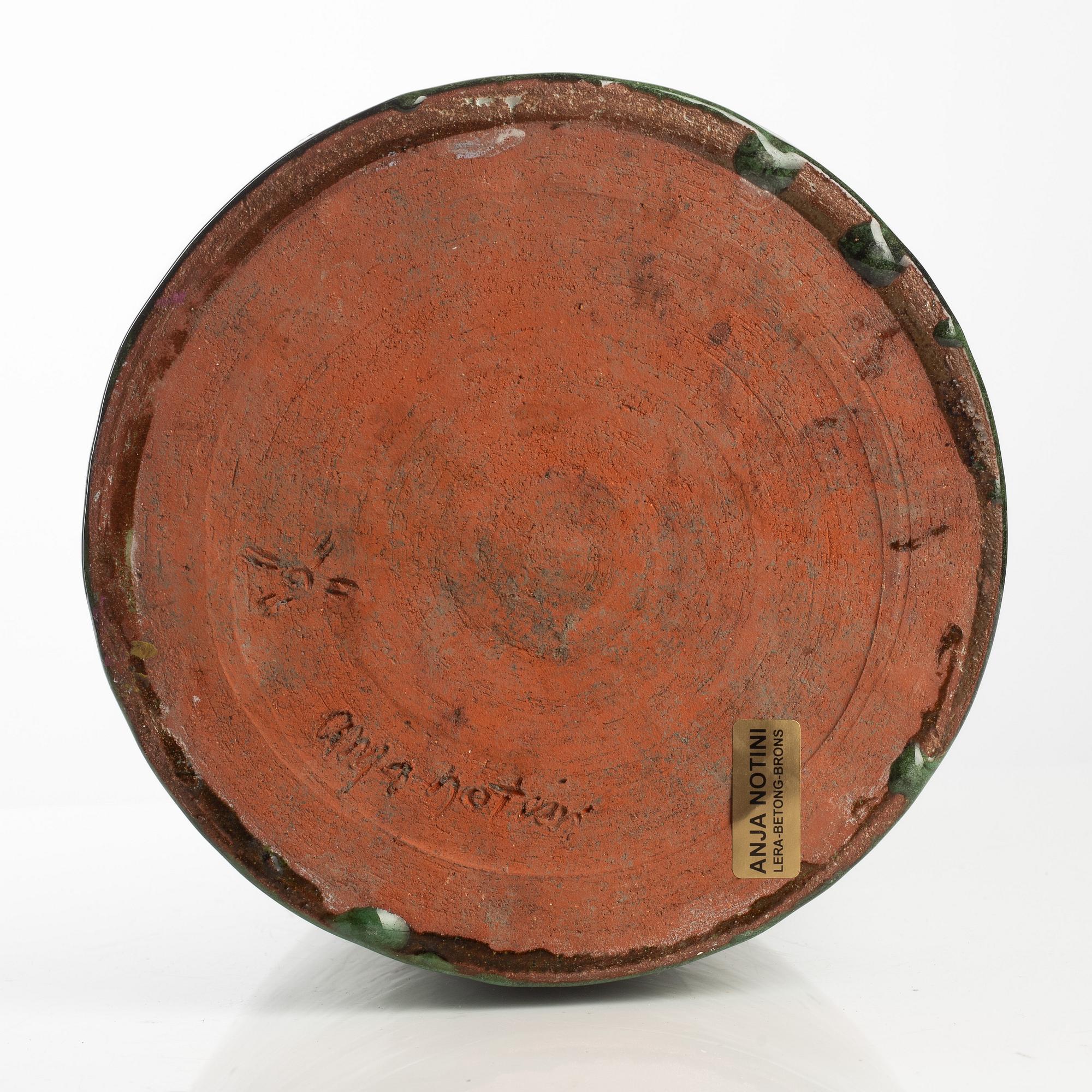 Anja Notini, vas, egen ateljé, Saltsjö-Boo.