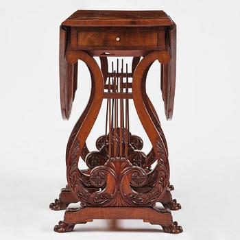 Biblioteksbord, Sverige, 1800-talets första hälft.