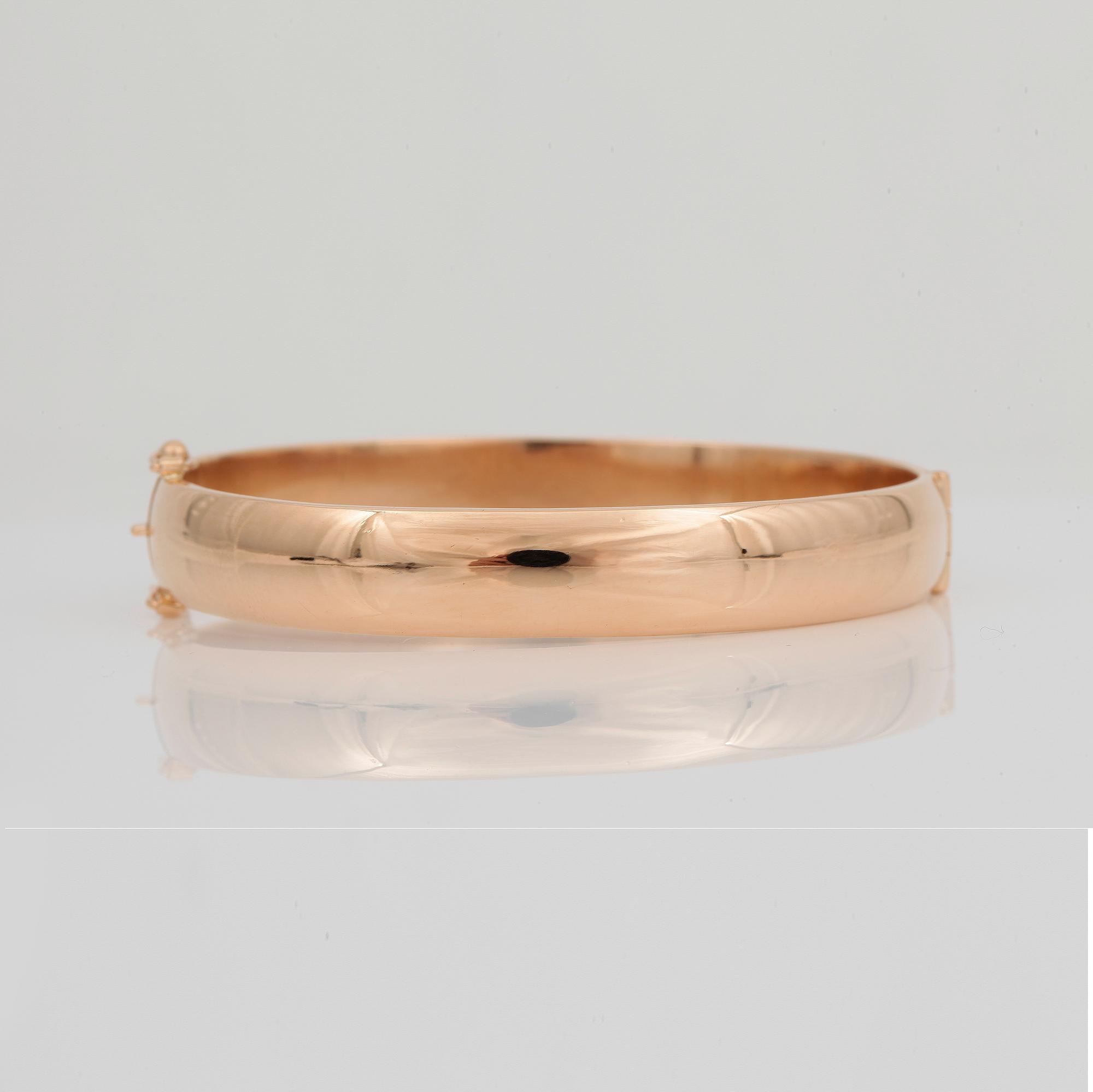 ARMRING, 18k guld, AIG, Gävle, 1990. Vikt 61 g.