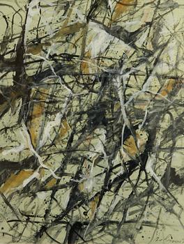 ARNE LARSSON, blandteknik, 2 st, sign.