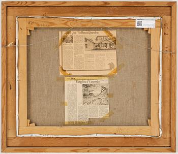 UNO VALLMAN, olja på duk, signerad  och daterad 1970.