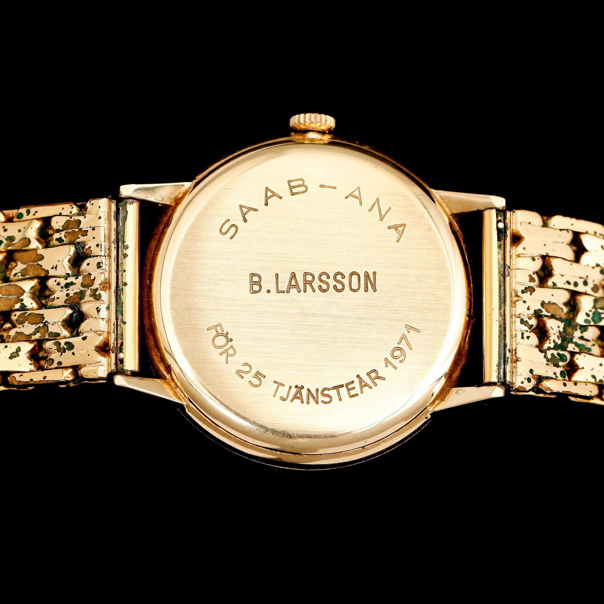 HERRARMBANDSUR, 18 k, Omega Genéve, 1970-tal.