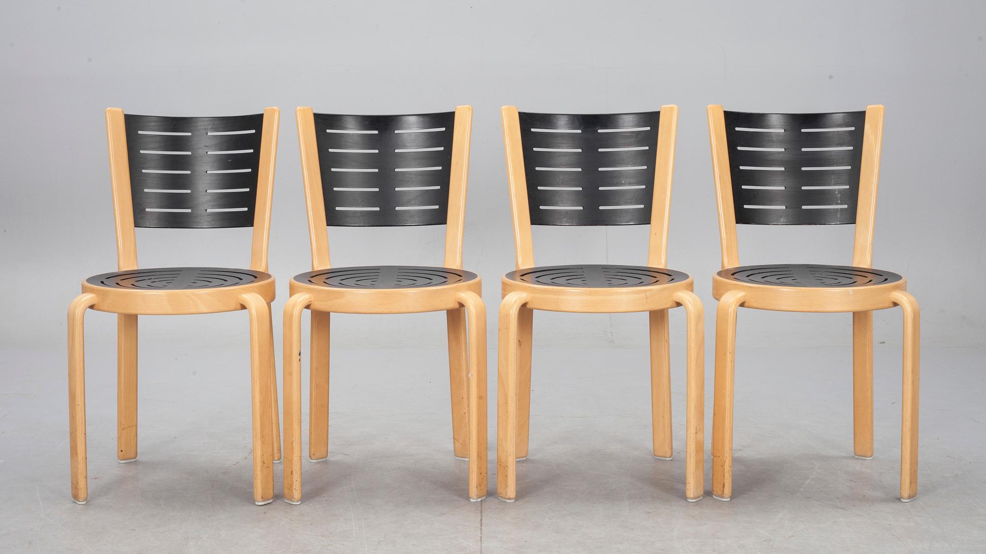 STOLAR, 4 st, design Magnus Olesen. Danmark.