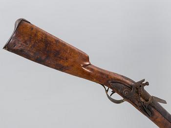 A rifle, 19th century,