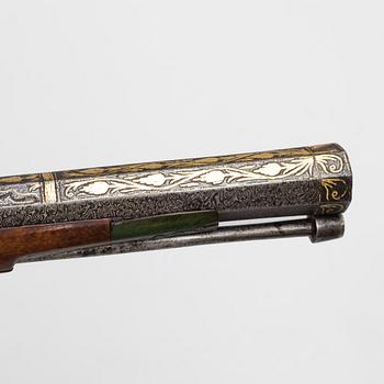 A Ottoman Miquelet rifle, end of the 18th Century.