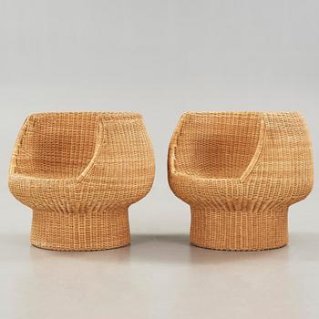 EERO AARNIO, a pair of armchairs for Asko 1970s.