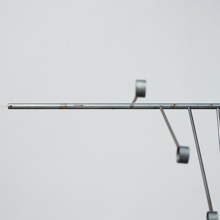 Poul Kjaerholm, a "PK 101" chandelier for E Kold Christensen, Denmark post 1956.