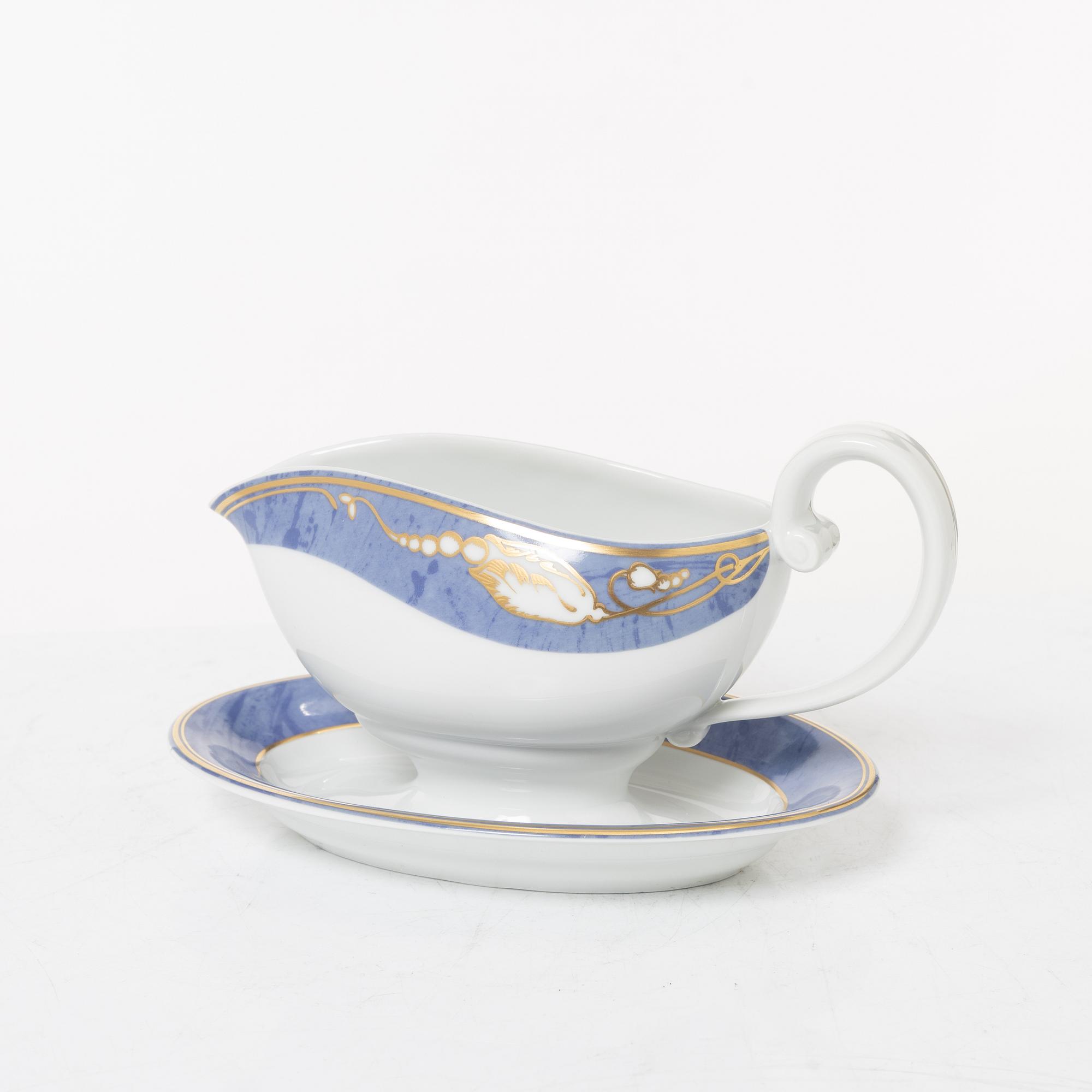 Royal Copenhagen, a 66-piece dinner and coffee service, 'Magnolia', Denmark, 1992-99.