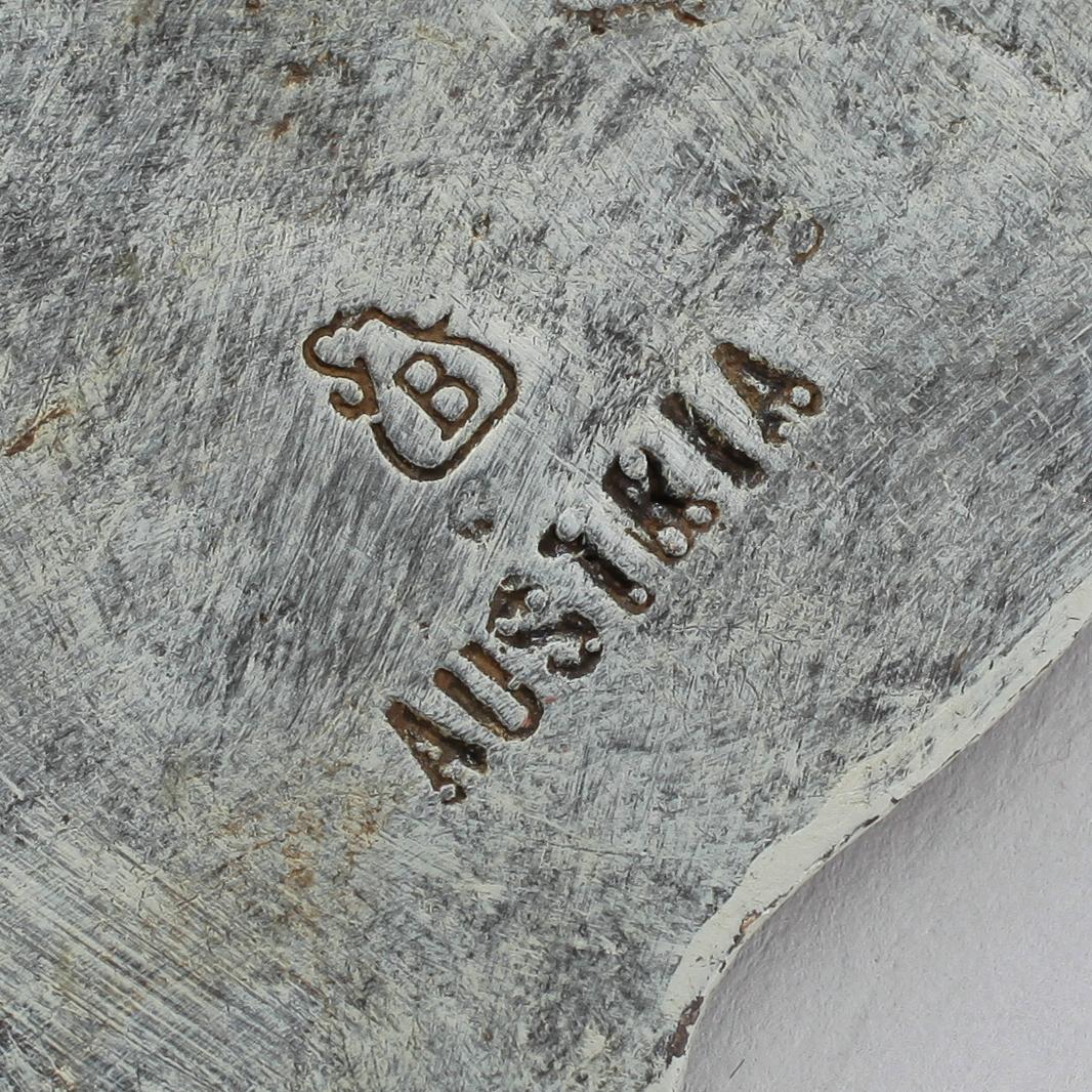 ZEBRASKINN, 2 st, wienerbronser, märkt B Austria, 1900-tal.