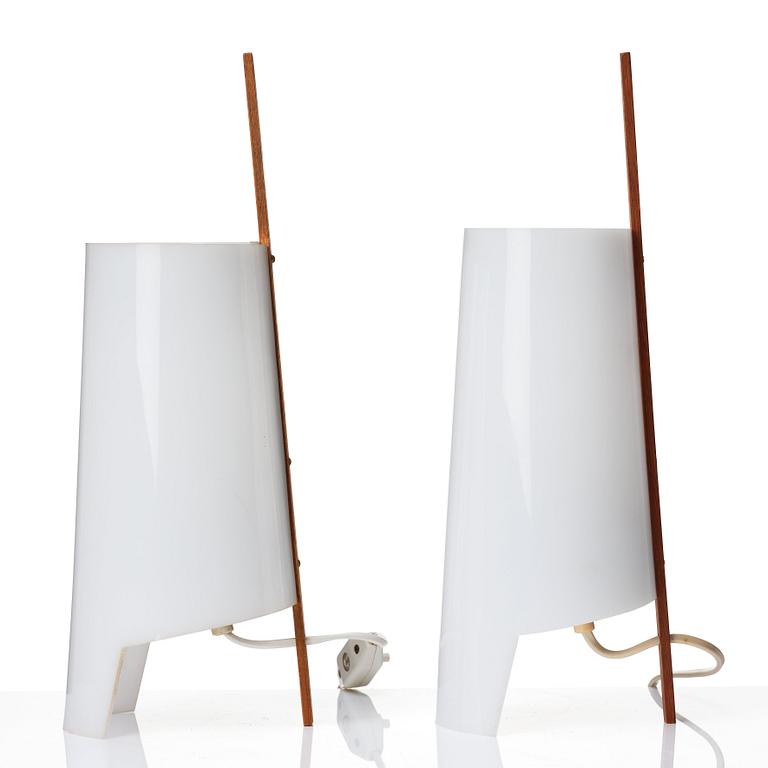 Hans Bergström, a pair of table lamps, model "748", ateljé Lyktan, Sweden 1940-50s.