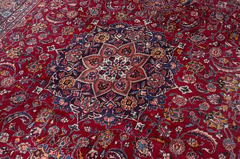 Rug, Keshan, signed, approx. 385 x 300 cm.