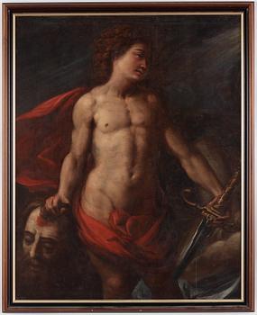 Guido Reni Follower of, David with the Head of Goliath.