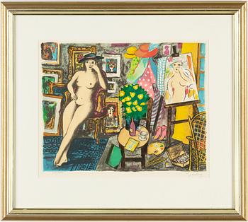 LENNART JIRLOW, lithograph in colours, signed and numbered 148/280.