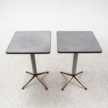 A pair of café tables, Hymabolager, Sweden, 1950's/60's.