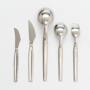 Tapio Wirkkala, a 20-pcs steel set of 'Caravelle' cutlery for Hopeakeskus Oy Finland.