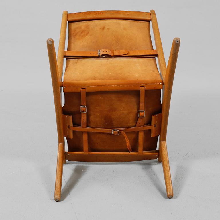 FÅTÖLJ. "Vilstol/Jaktstol 204". Östen Kristiansson, Vittsjö Möbelfabrik, 1900-talets andra hälft.