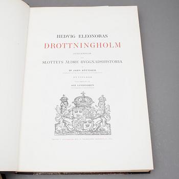 BÖCKER, 4 st, bla "Hedvig Eleonoras Drottningholm " av John Böttiger, Stockholm 1897.