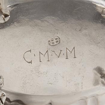 SKRIN, icke identifierad mästarstämpel, sannolikt Tyskland 1700-talets förra hälft. Senbarock.