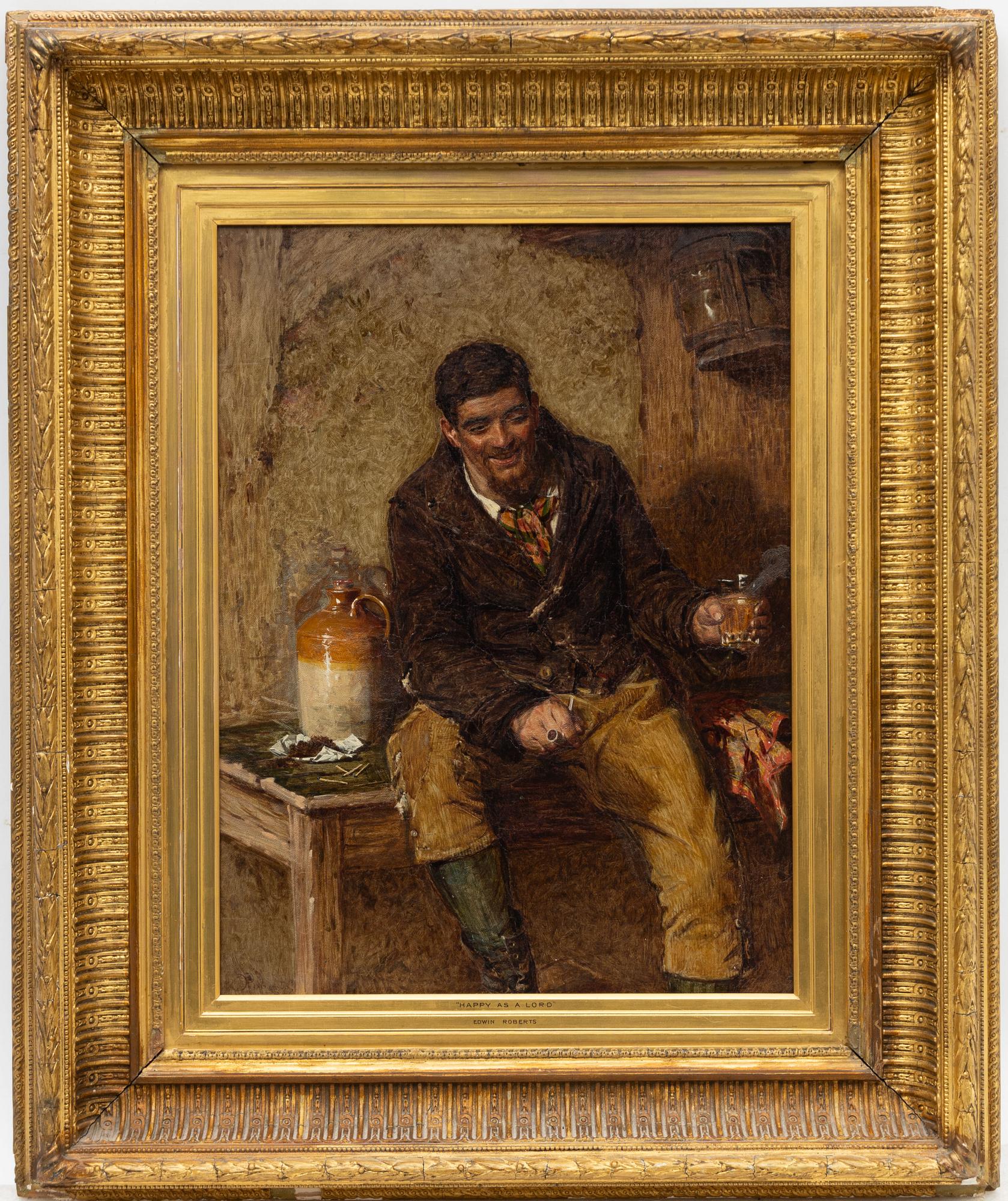 Edwin Thomas Roberts, Pipe-smoking man.