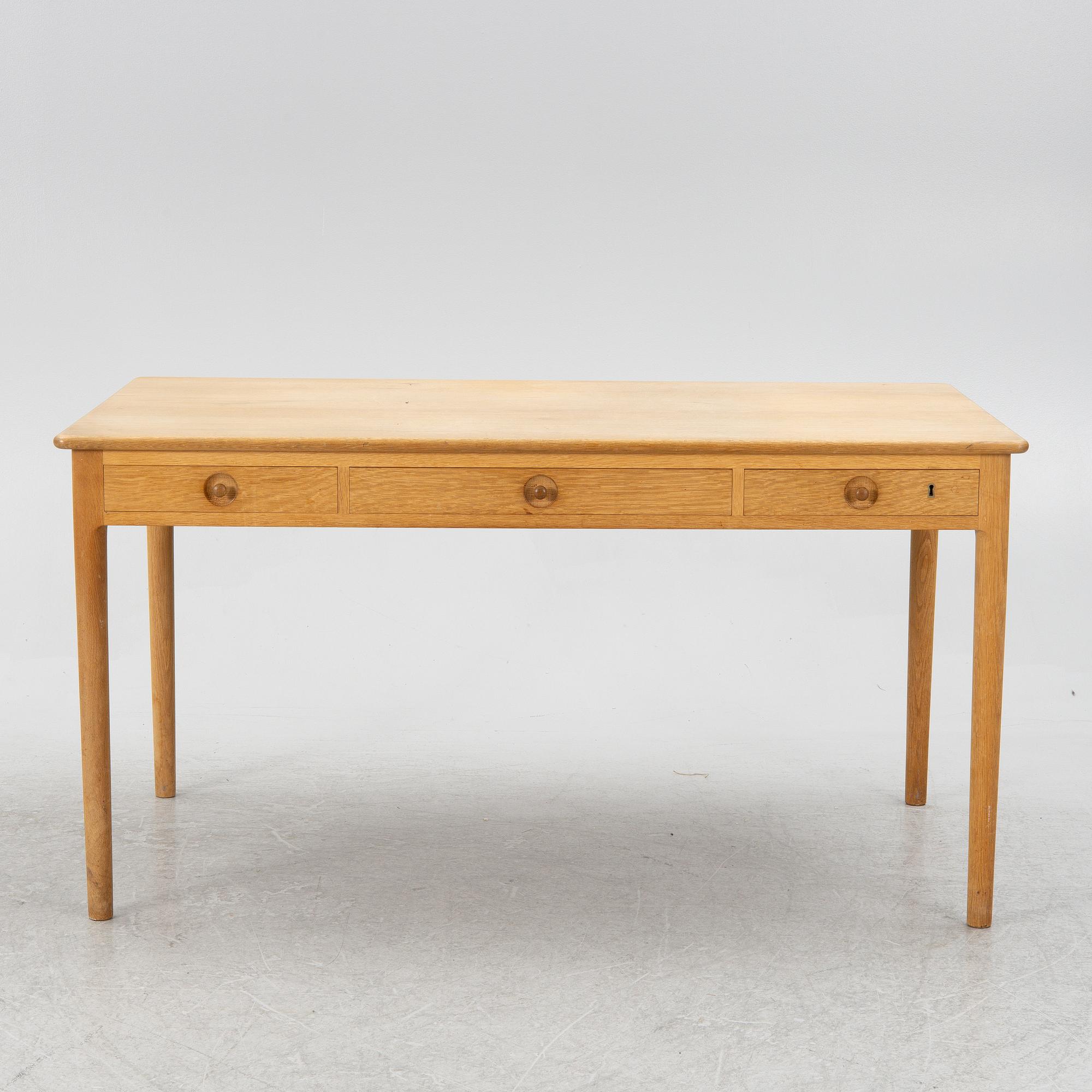 Hans J Wegner, an AT-305 oak desk from Andreas Tuck Denmark.