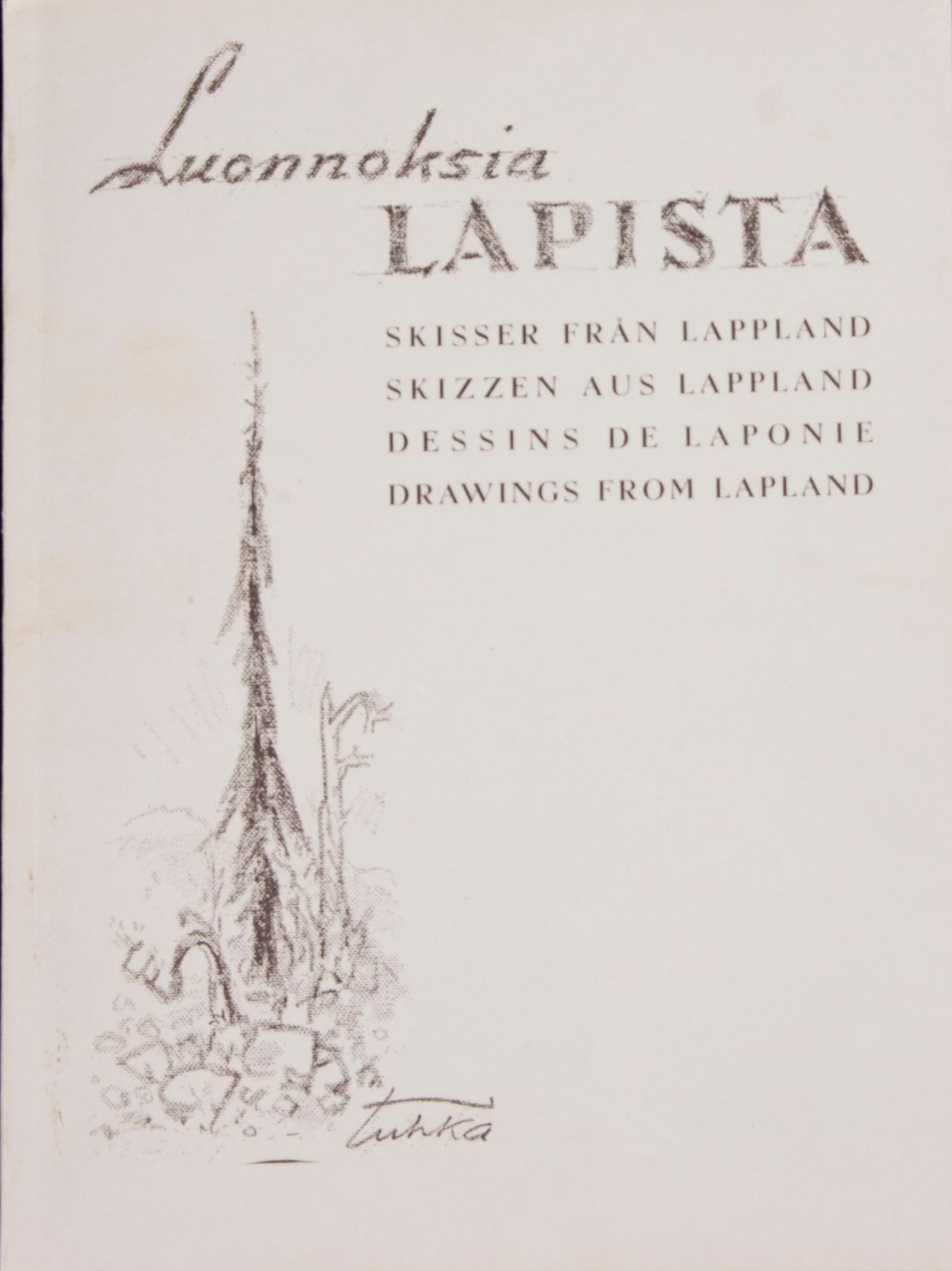 AUKUSTI TUHKA, bok med litografier, signerade och daterade 1955, numrerade lito 1967.