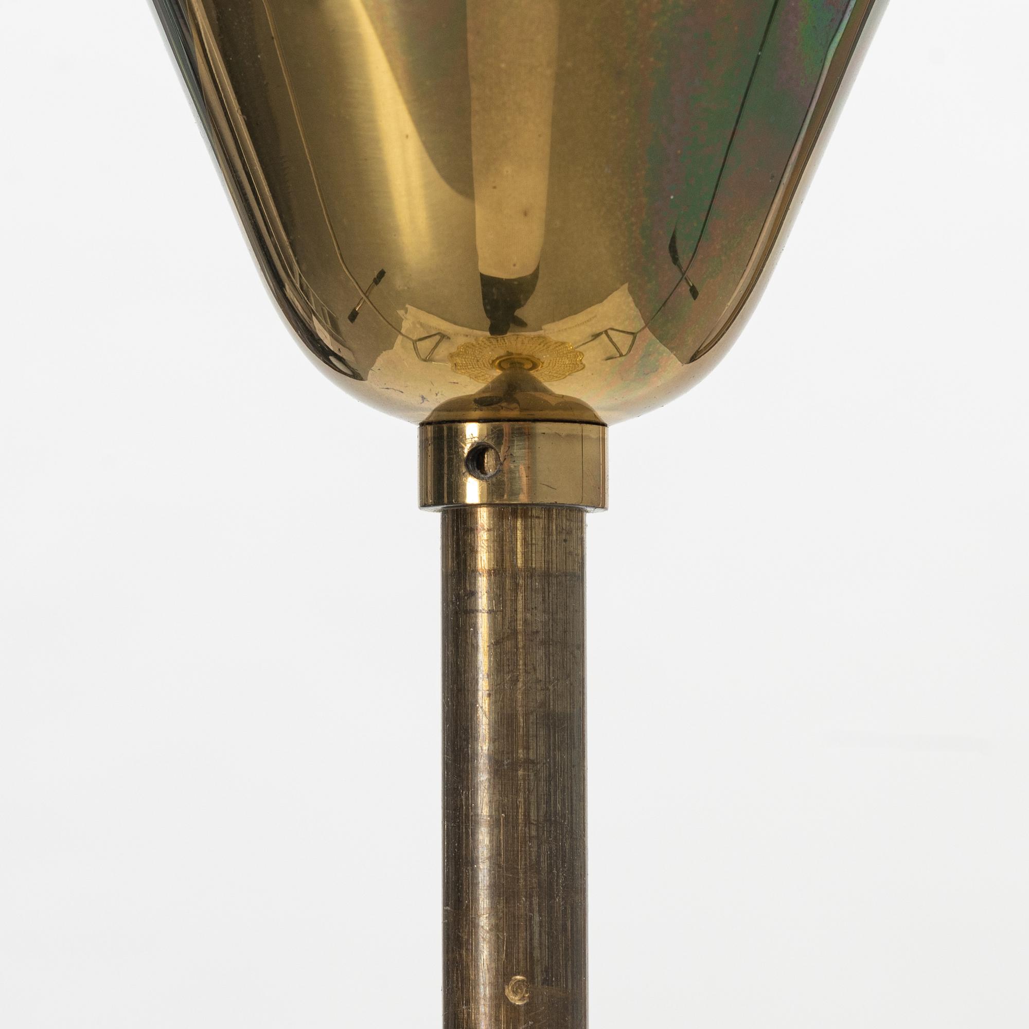 A Swedish Modern ceiling light, Orrefors, 1940's/50's.