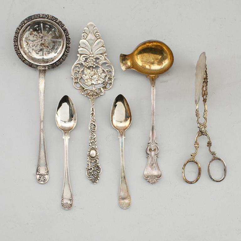 BESTICK, 10 delar, silver, 1800-/1900-tal. Vikt ca 248 g.