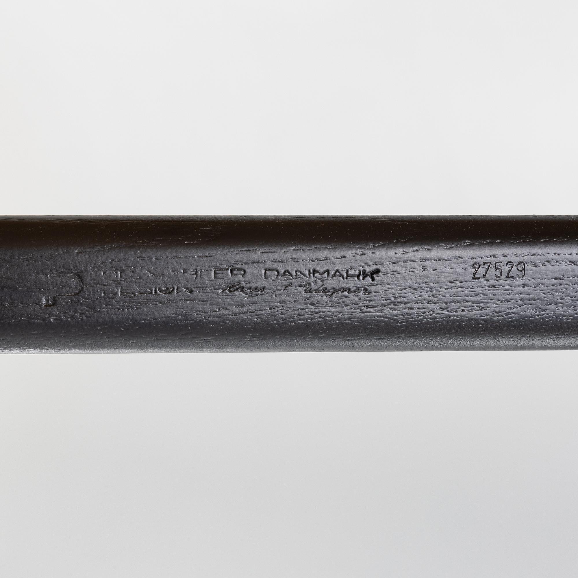 Hans J. Wegner, chairs, 5 pcs, FR Denmark.