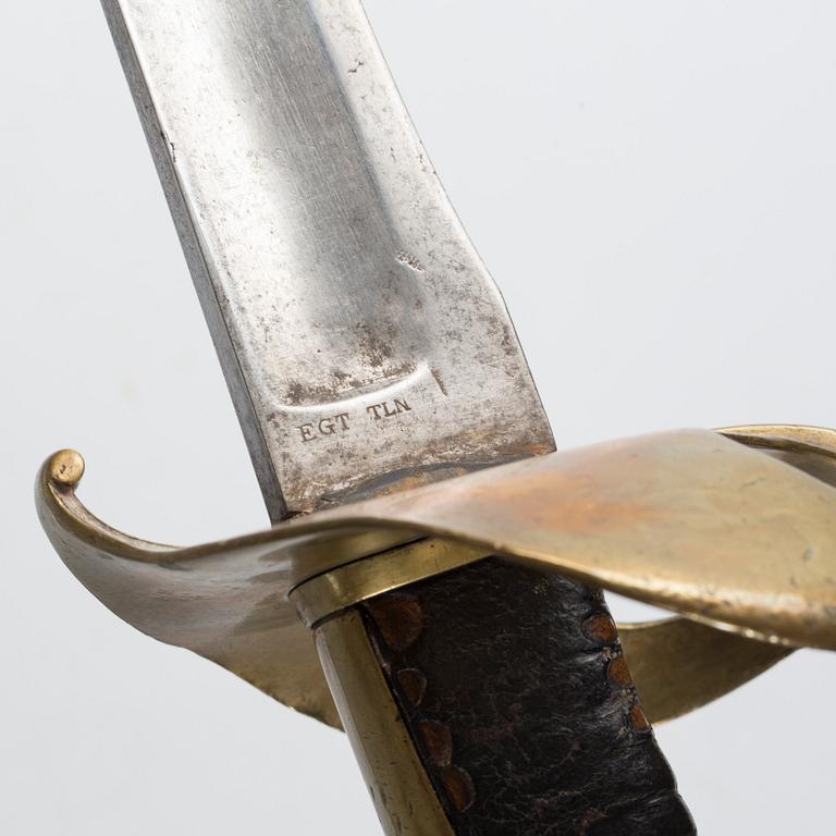 SABEL, svensk, för kavalleriet,  m/1842 -47.