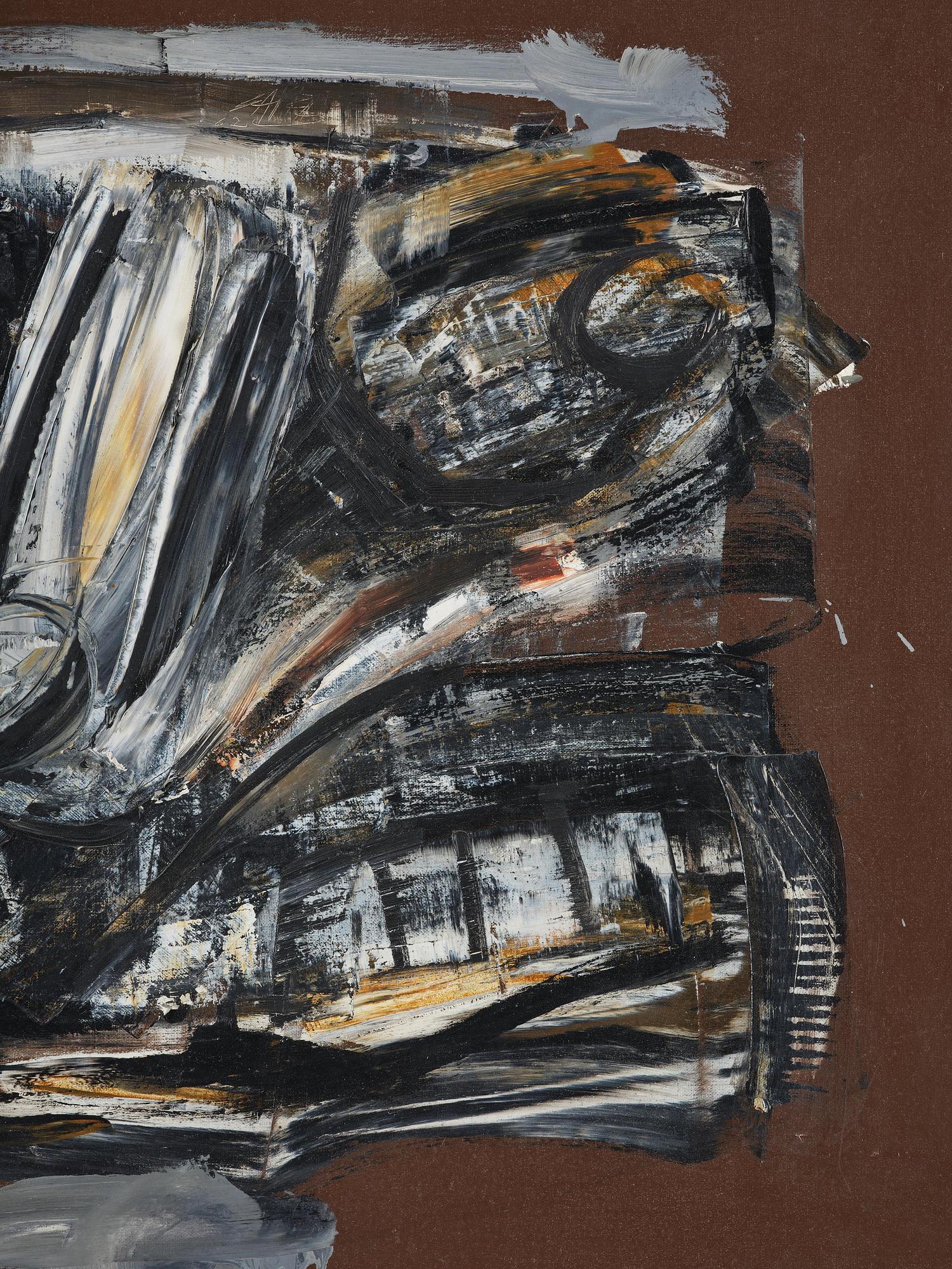 Antonio Saura, "Autorretrato 209".