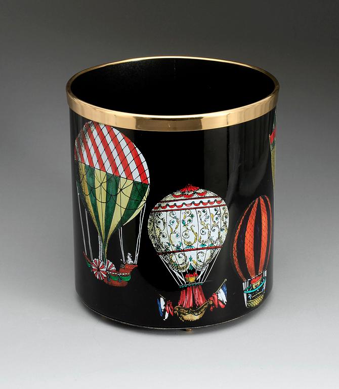 A Piero Fornasetti 'Palloni' waste basket, Milan, Italy.