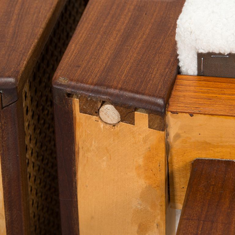 A pair of 1960s armchairs.