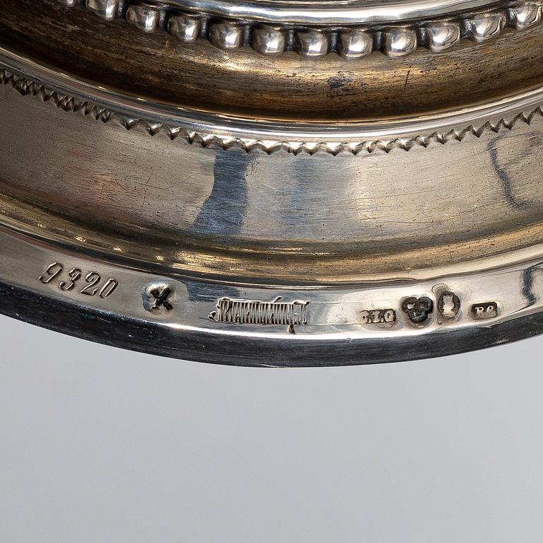 Three silver bowls , including GAB, 20th century.