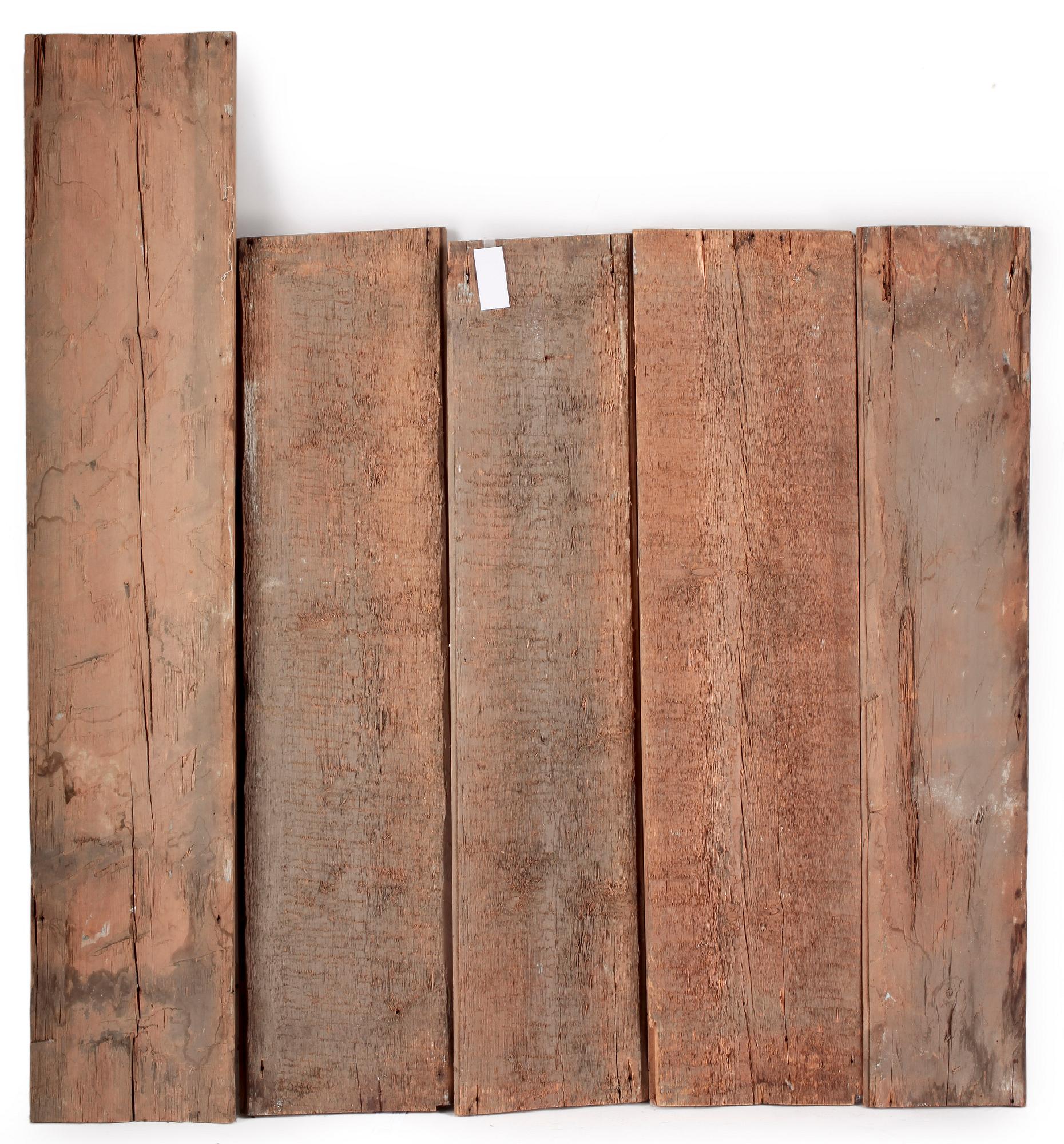 VÄGGFÄLT, 5 delar, allmoge, Hälsingland, 1800-tal.