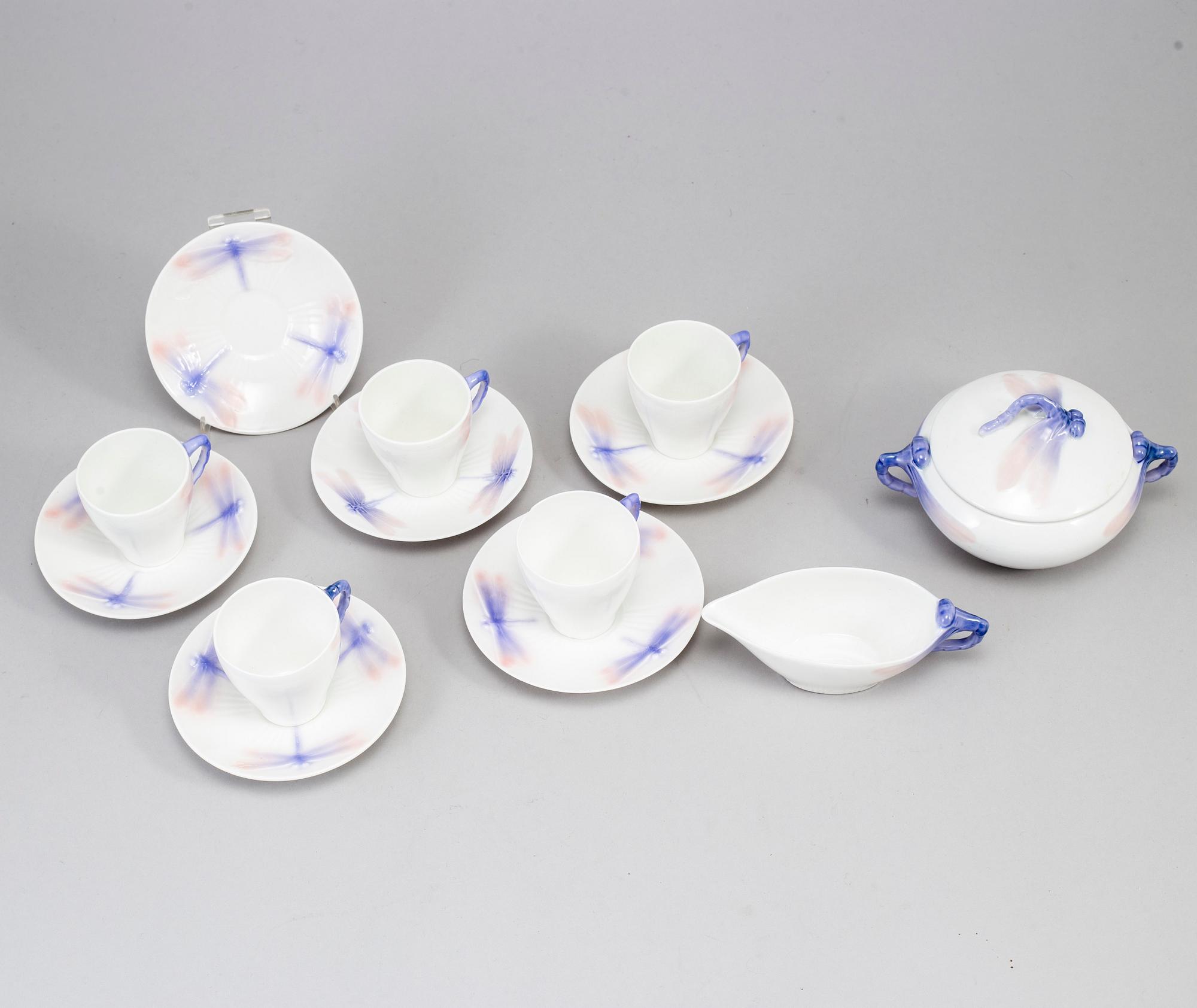 A coffee service by Alf Wallander for Rörstrand.