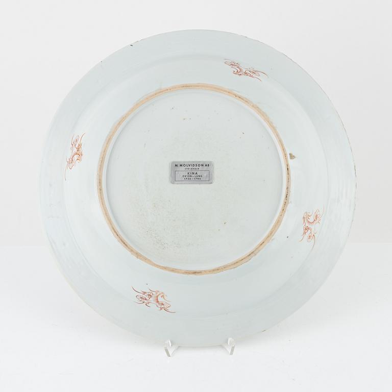 Fat, kompaniporslin, Qingdynastin, Qianlong (1736-95).