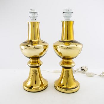 Bordslampor ett par Luxus 1900-talets andra hälft.