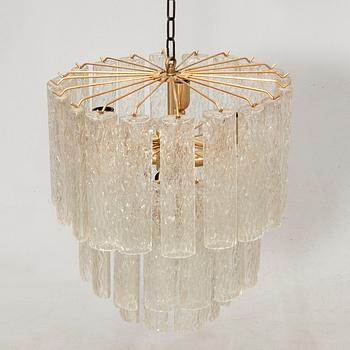 Taklampa troligen Murano 1900-talets andra hälft.
