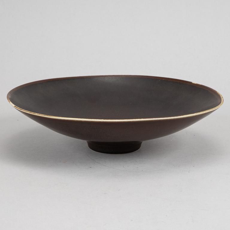 Two bowls, and five vases by Carl-Harry Stålhane, stoneware, Rörstrand.