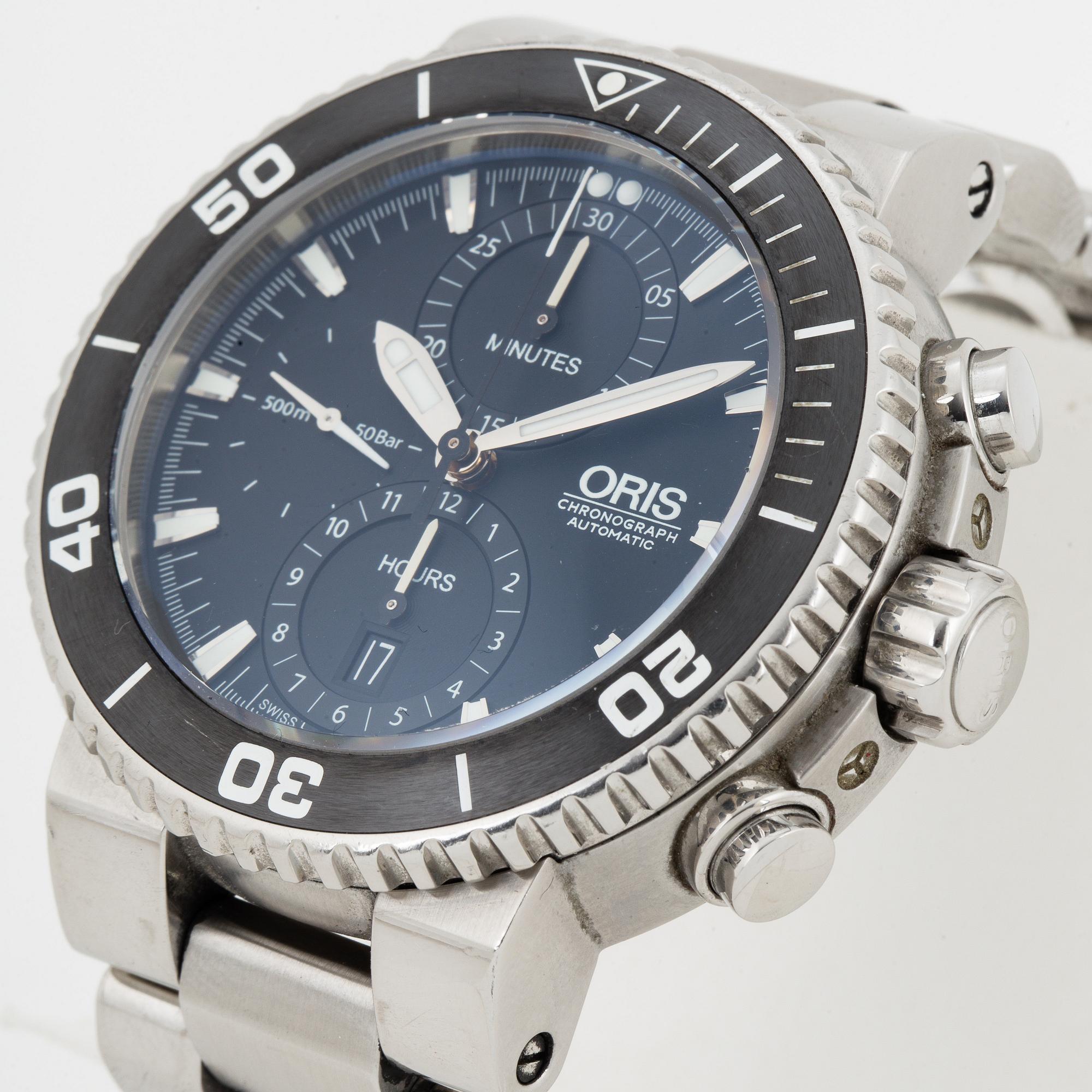 ORIS, Aquis Chronograph, armbandsur, chronograph, 46 mm.