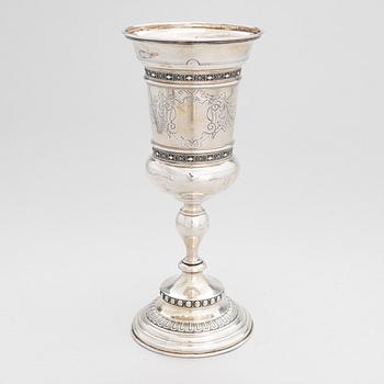 A silver goblet, Germany around 1900.