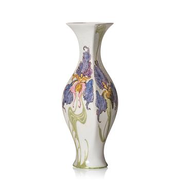 131. Rozenburg den Haag, a painted eggshell porcelain vase, Holland circa 1900.