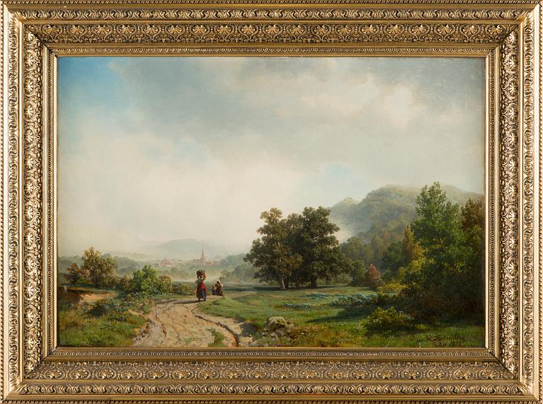 Werner Holmberg, Landscape from Germany.